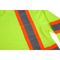 Hi Vis Work Рубашки с высокой видимостью рубашки с длинным рукавом